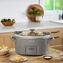 Crock-Pot Design Series 7-Quart Programmable Slow Cooker, Grey Image 6 of 10